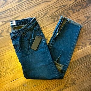 One Teaspoon Fox Black FreeBirds Jeans
